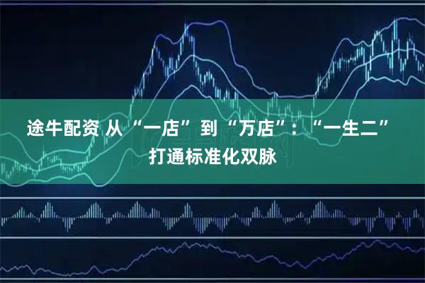 途牛配资 从 “一店” 到 “万店”：“一生二” 打通标准化双脉