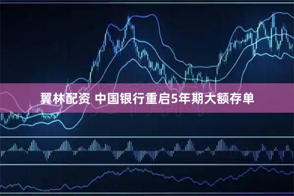 翼林配资 中国银行重启5年期大额存单